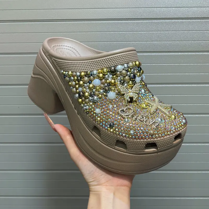 [CUSTOM DESIGN] Sparkling, Stylish, and Easy-to-Match Clogs